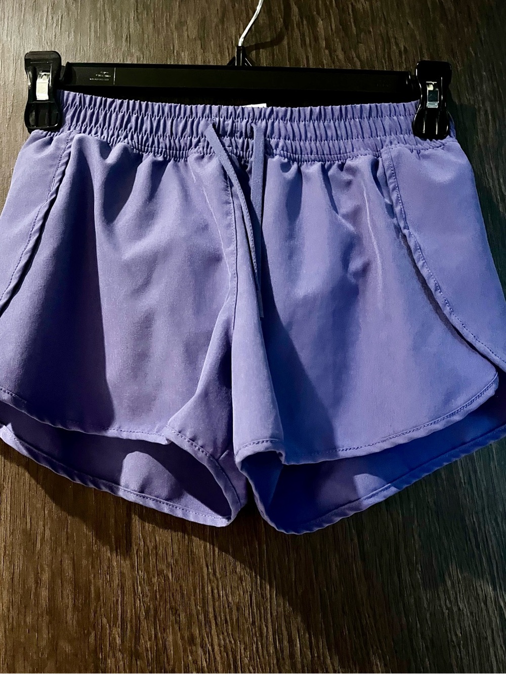90 Degree Lightweight lavendar jogging shorts with liner size 10 girls.